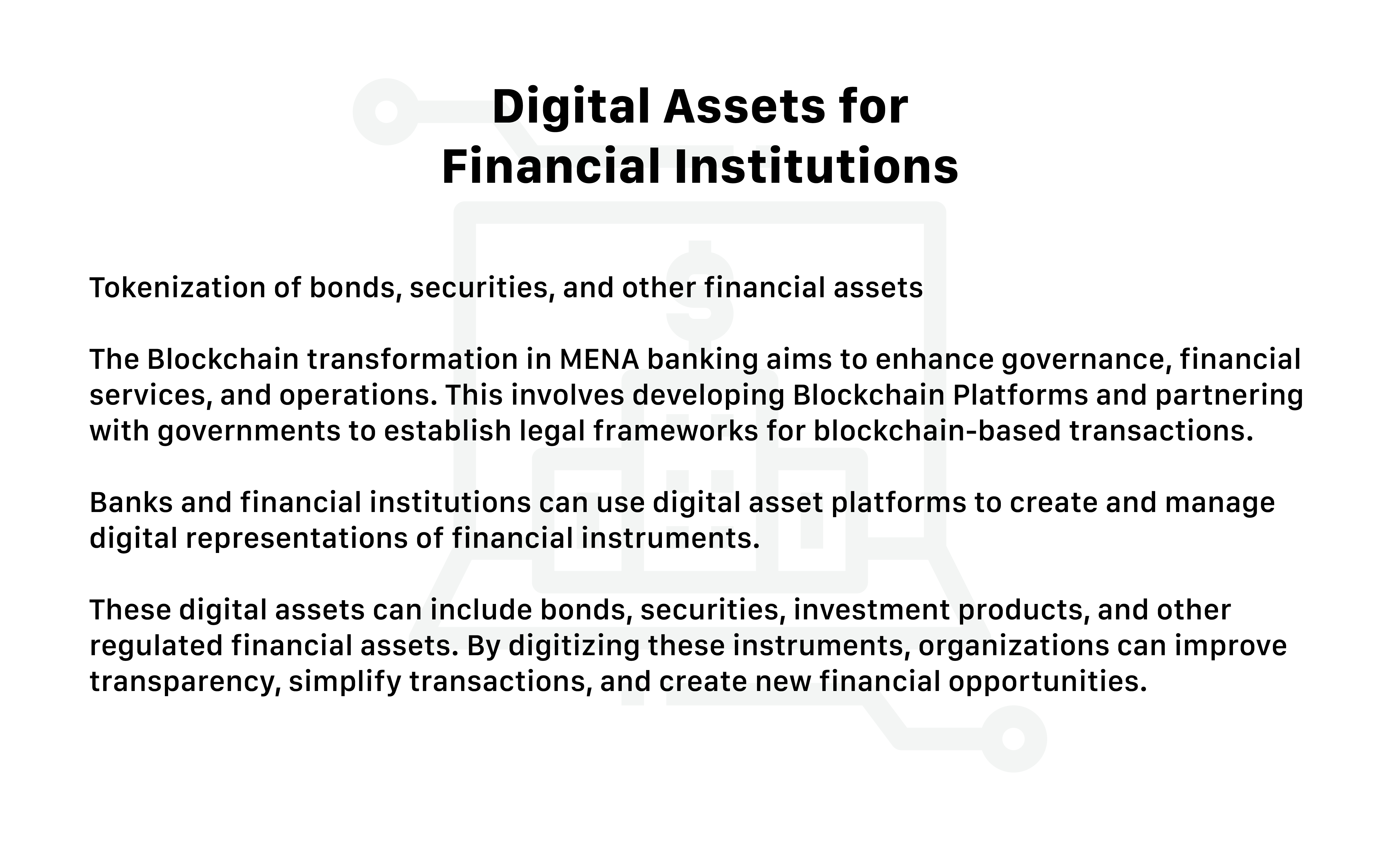 Digital Asset Use Cases